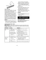 Preview for 12 page of Craftsman 358.796390 Operator'S Manual