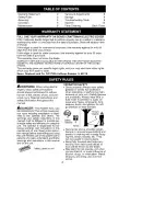 Preview for 2 page of Craftsman 358.796471 Instruction Manual