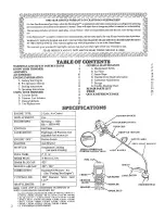 Предварительный просмотр 2 страницы Craftsman 358.79710 Operator'S Manual