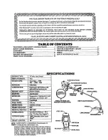 Предварительный просмотр 2 страницы Craftsman 358.797150-32cc Important Important Manual