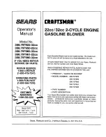 Preview for 27 page of Craftsman 358.797922-32cc Operator'S Manual