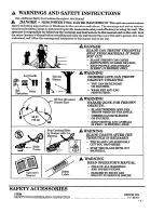 Preview for 3 page of Craftsman 358.798270 Important Manual