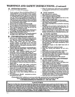 Предварительный просмотр 4 страницы Craftsman 358.798270 Important Manual