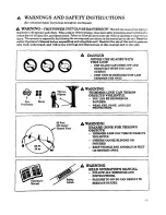 Предварительный просмотр 3 страницы Craftsman 358.799030 Operator'S Manual