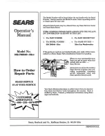 Preview for 24 page of Craftsman 358.799240 Operator'S Manual