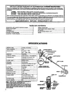 Предварительный просмотр 2 страницы Craftsman 358.799260/32cc Operator'S Manual