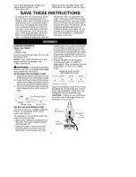 Preview for 5 page of Craftsman 358748200 - 7.5 Amp Electric Blower Operator'S Manual