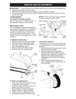 Preview for 16 page of Craftsman 37061 Owner'S Manual