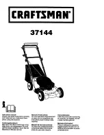 Craftsman 37144 Instruction Manual preview