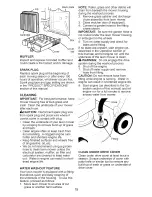 Предварительный просмотр 15 страницы Craftsman 37409 Owner'S Manual