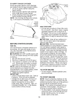 Предварительный просмотр 10 страницы Craftsman 37435 Owner'S Manual