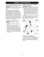 Предварительный просмотр 6 страницы Craftsman 37501 Owner'S Manual