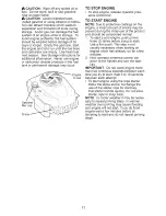 Preview for 11 page of Craftsman 37624 - Front Propelled Rear Bag Lawn Mower Owner'S Manual