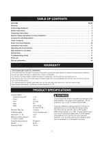 Preview for 2 page of Craftsman 37634 Owner'S Manual