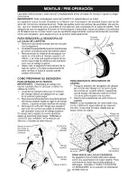 Предварительный просмотр 24 страницы Craftsman 37639 Owner'S Manual