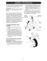 Предварительный просмотр 6 страницы Craftsman 37659 - Front Propelled Rear Bag Lawn Mower Owner'S Manual