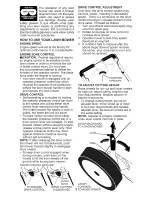 Предварительный просмотр 9 страницы Craftsman 37659 - Front Propelled Rear Bag Lawn Mower Owner'S Manual