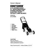 Craftsman 37763 Owner'S Manual preview