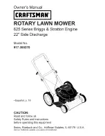 Preview for 1 page of Craftsman 38527 Owner'S Manual