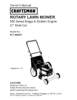 Preview for 1 page of Craftsman 38820 Owner'S Manual