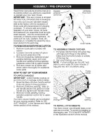 Предварительный просмотр 6 страницы Craftsman 38901 Owner'S Manual