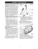 Предварительный просмотр 6 страницы Craftsman 38905 - Rear Bag Push Lawn Mower Owner'S Manual