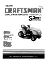 Предварительный просмотр 1 страницы Craftsman 3One 917.255470 Owner'S Manual