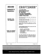 Предварительный просмотр 56 страницы Craftsman 3One 917.255470 Owner'S Manual