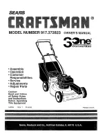 Craftsman 3One 917.372823 Owner'S Manual предпросмотр