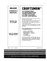 Preview for 28 page of Craftsman 3One 917.373581 Owner'S Manual