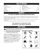 Preview for 2 page of Craftsman 4.0 GPM Honda Powered Pressure Washer User Manual