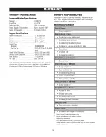 Preview for 14 page of Craftsman 4.0 GPM Honda Powered Pressure Washer User Manual