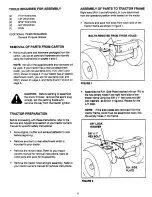 Preview for 6 page of Craftsman 40"- 2 STAGE SNOW THROWER TRACTOR ATTACHMENT 486.2484 Owner'S Manual