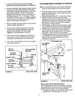 Preview for 12 page of Craftsman 40"- 2 STAGE SNOW THROWER TRACTOR ATTACHMENT 486.2484 Owner'S Manual