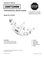 Preview for 1 page of Craftsman 421264 Operator'S Manual