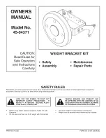 Preview for 1 page of Craftsman 45-04371 Owner'S Manual