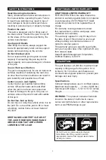 Preview for 3 page of Craftsman 48181 Operator'S Manual