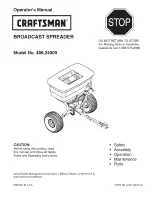 Craftsman 486.24009 Operator'S Manual preview
