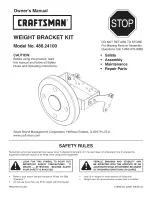 Craftsman 486.24100 Owner'S Manual preview