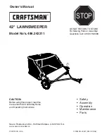 Preview for 1 page of Craftsman 486.242211 Owner'S Manual