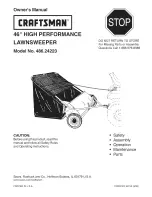 Preview for 1 page of Craftsman 486.24223 Owner'S Manual