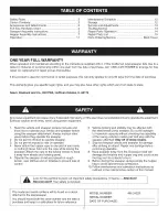 Preview for 2 page of Craftsman 486.24223 Owner'S Manual