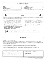 Preview for 2 page of Craftsman 486.24230 Operator'S Manual