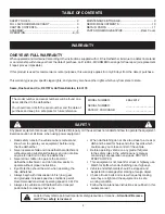 Preview for 2 page of Craftsman 486.24312 Owner'S Manual