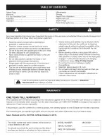 Preview for 2 page of Craftsman 486.243201 Owner'S Manual