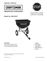 Preview for 1 page of Craftsman 486.24321 Operator'S Manual