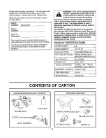 Preview for 5 page of Craftsman 486.243294 Owner'S Manual