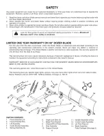 Предварительный просмотр 2 страницы Craftsman 486.244121 Owner'S Manual