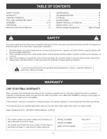 Preview for 2 page of Craftsman 486.24414 Operator'S Manual