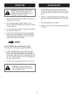 Preview for 6 page of Craftsman 486.24489 Operator'S Manual